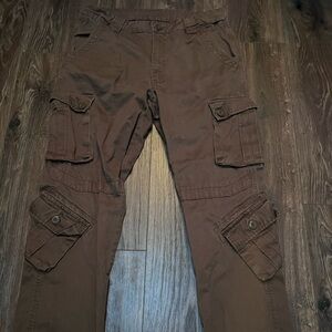Brown cargo pants